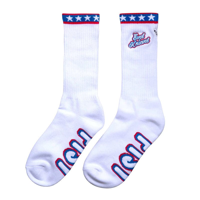 FIST Knievel White Crew Socks