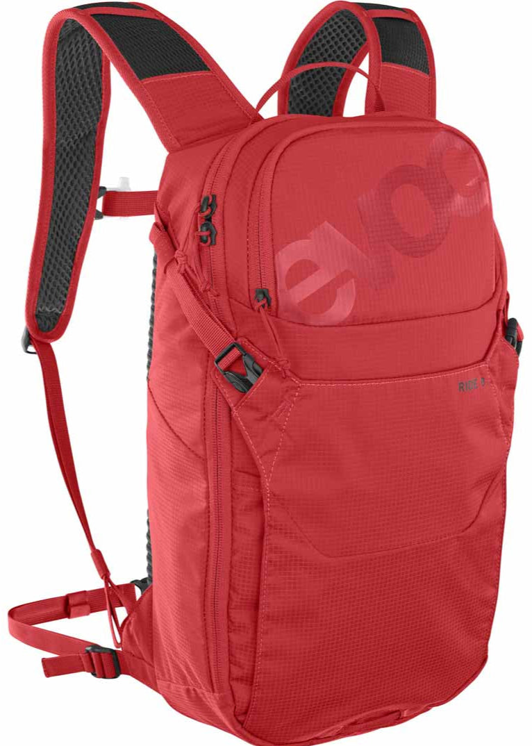 Evoc Ride 8 Backpack + Hydration Bladder 2 - True Red