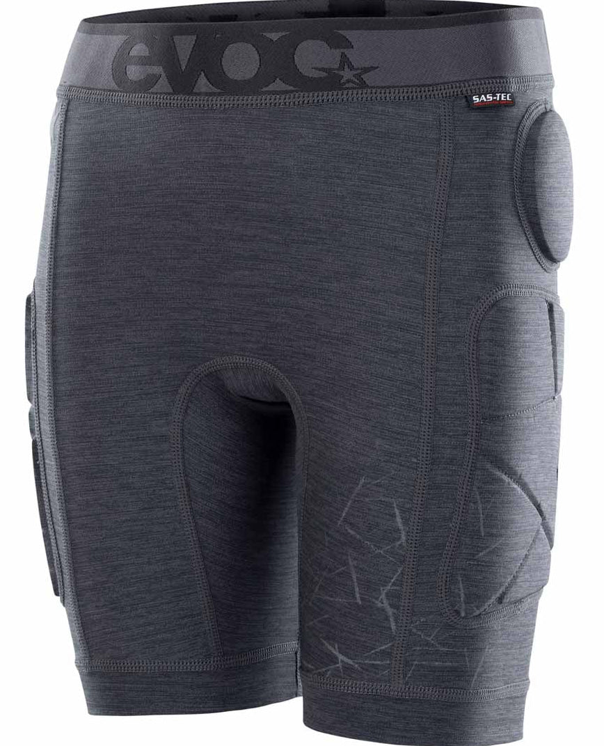 Evoc Kids Crash Pants Carbon Grey FRONT