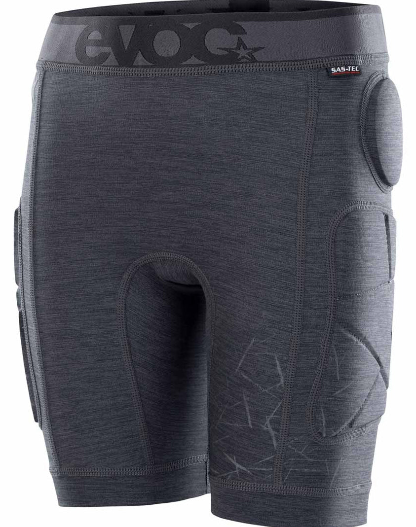 Evoc Kids Crash Pants Carbon Grey FRONT