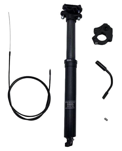 Exaform 860i 31.6mm Black Dropper Seatpost