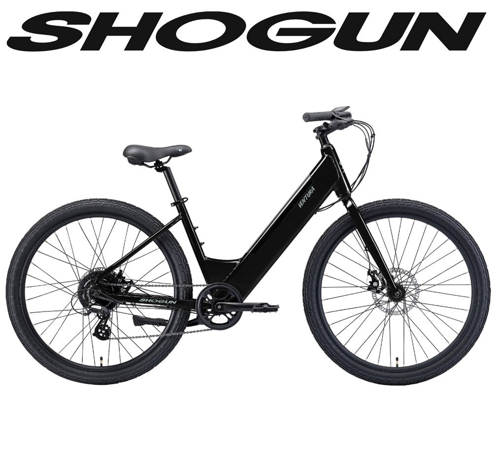 Shogun Ventura Electric Cruiser Step-Through Bike Black