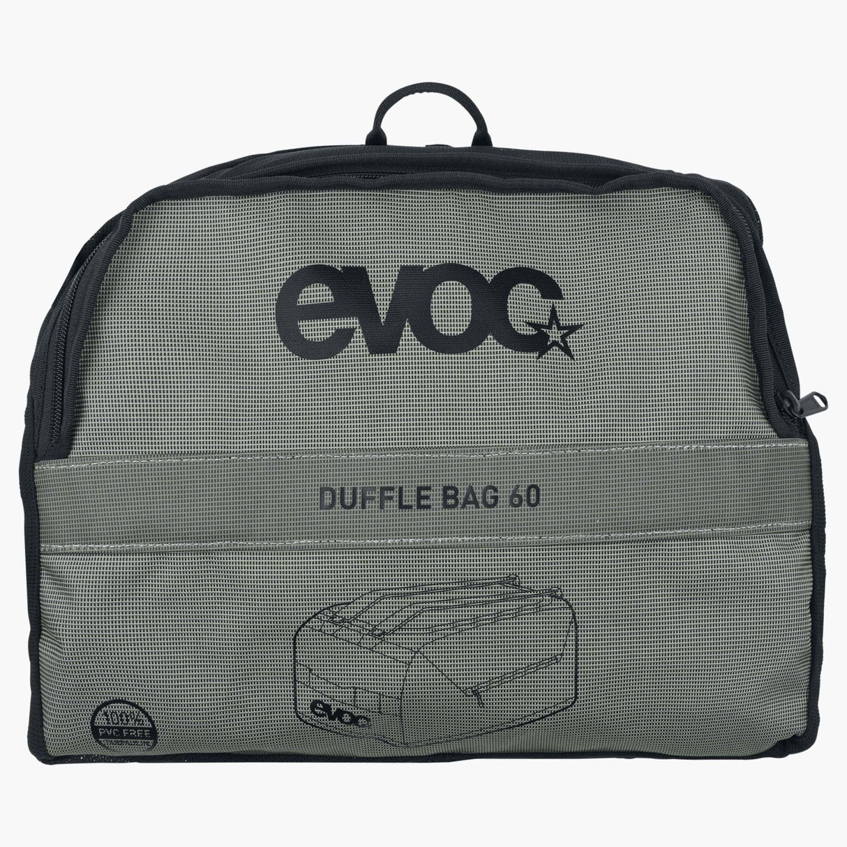 Evoc Duffle Bag 60 Dark Dark Olive/Black