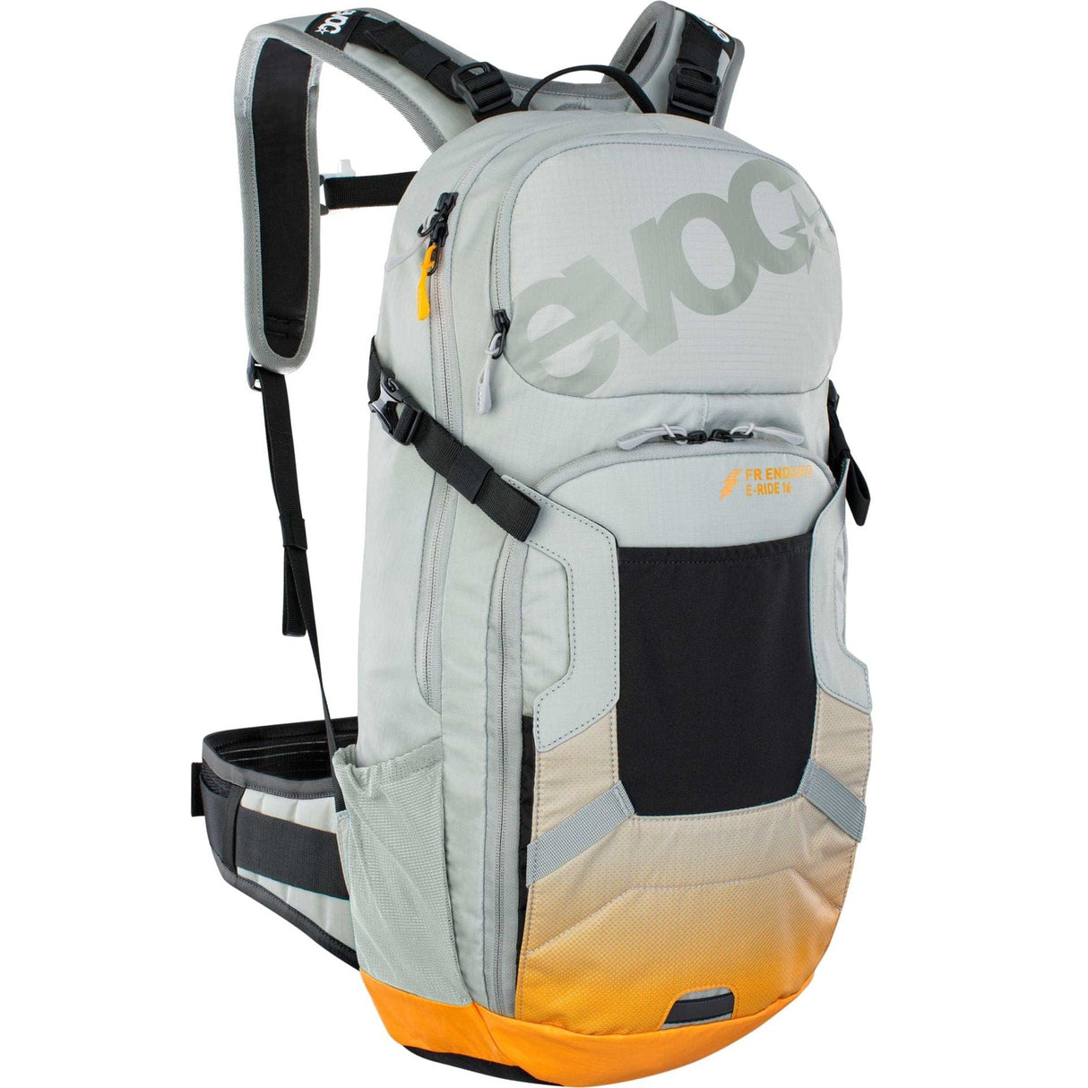 Evoc FR Enduro E-Ride 16 Backpack Stone/Bright Orange Med/Large