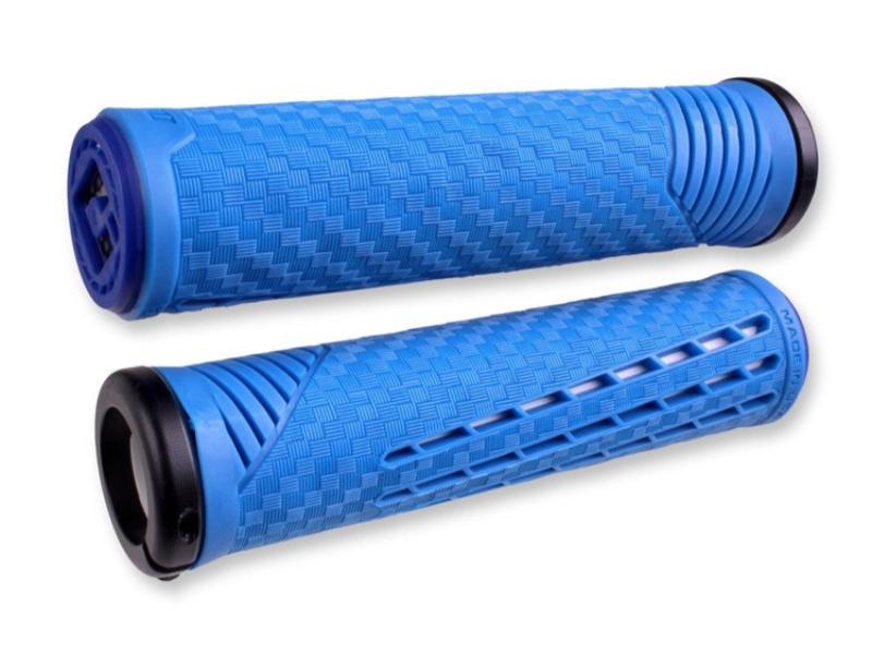 ODI Mtb Bmx Cf Lock On Grip V2.1 135Mm Blue / White