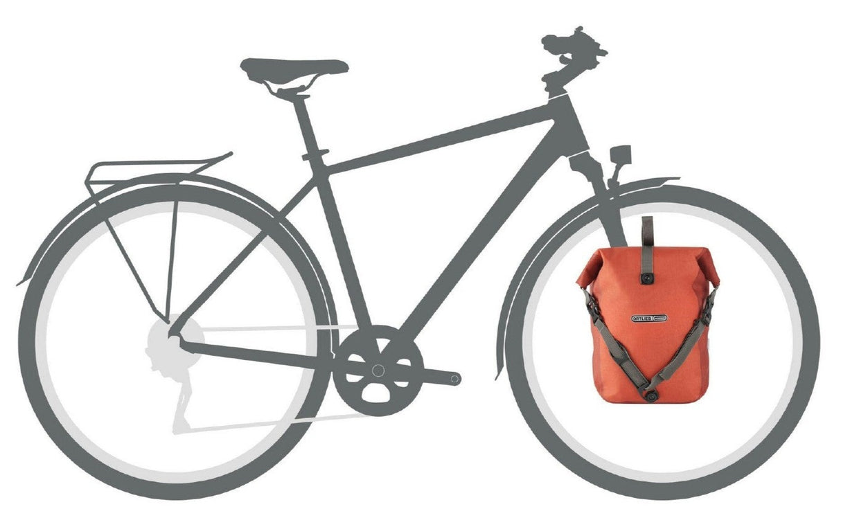 ORTLIEB SPORT-ROLLER PLUS PANNIER BAG SALSA - DARK CHILI SINGLE BAG