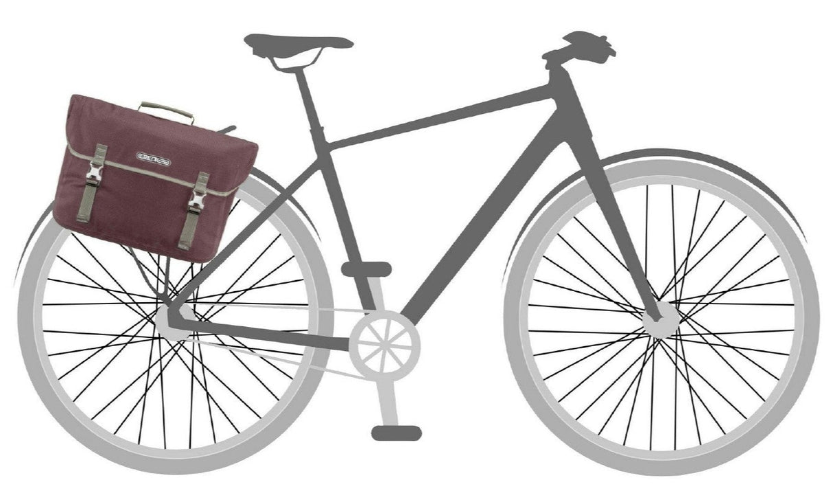 ORTLIEB COMMUTER-BAG TWO URBAN BIKE PANNIER ASH ROSE