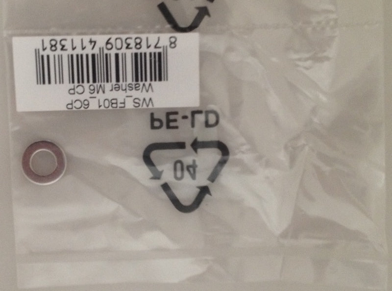 FirstBIKE M6 CP Washer for Saddle Bolts