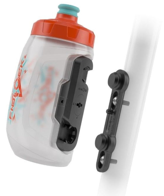Fidlock Twist 450ml Kids Bike Bottle Base Set Orange
