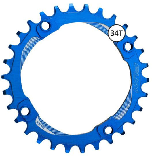 Funn Solo Narrow Wide Chain Ring 34T 104mm BCD
