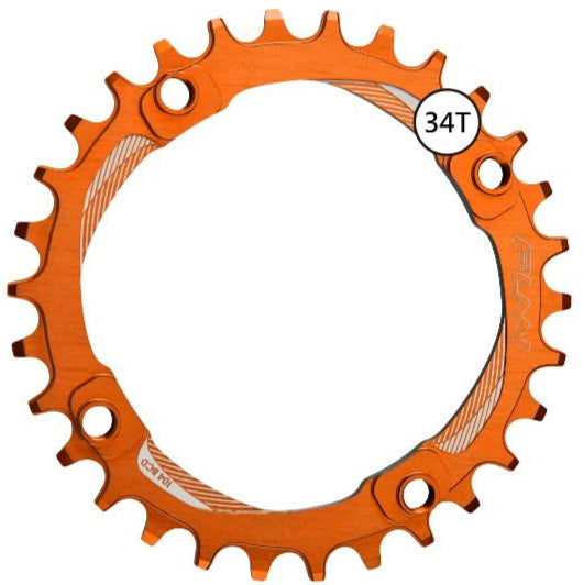 Funn Solo Narrow Wide Chain Ring 34T 104mm BCD