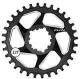 Funn Solo DX Narrow Wide Chain Ring Sram Direct Mount 6mm Offset 10/11 Speed Black