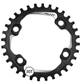 Funn Solo 96 Narrow Wide Chain Ring Shimano Asymmetric 96mm BCD Black
