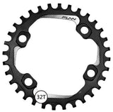 Funn Solo 96 Narrow Wide Chain Ring Shimano Asymmetric 96mm BCD Black