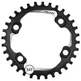 Funn Solo 96 Narrow Wide Chain Ring Shimano Asymmetric 96mm BCD Black