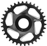 Funn Solo ES Narrow Wide Chainring 50/53mm Direct Mount for Shimano E8000/E7000 E-Bike - Black