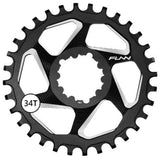 Funn Solo DX Narrow Wide Boost Chain Ring, SRAM Direct Mount, 3mm Offset, Black