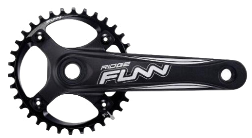 Funn Ridge Crankset 170mm Arm 104mm BCD NW Chainring 68/73mm BB 24mm Axle