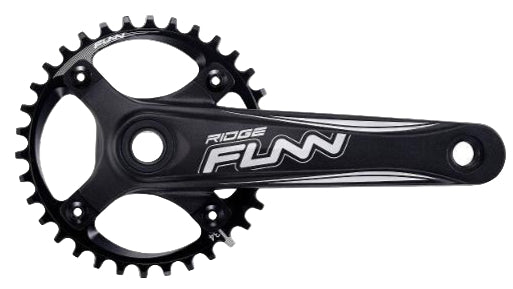 Funn Ridge Crankset 175mm Arm 104mm BCD Solo Comp NW Chainring 68/73mm BB 24mm Axle
