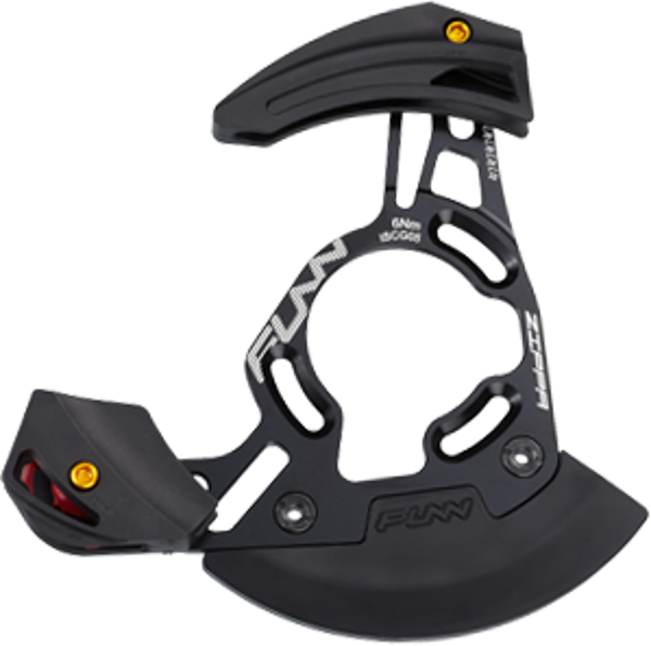 Funn Zippa DH Chain Guide ISCG05 with External BB Adaptor 32T-38T Black