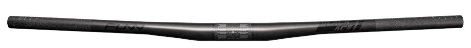 Funn Black Ace Gen 2 Carbon Handlebar 785mm 7mm Rise Black with Decal Kit