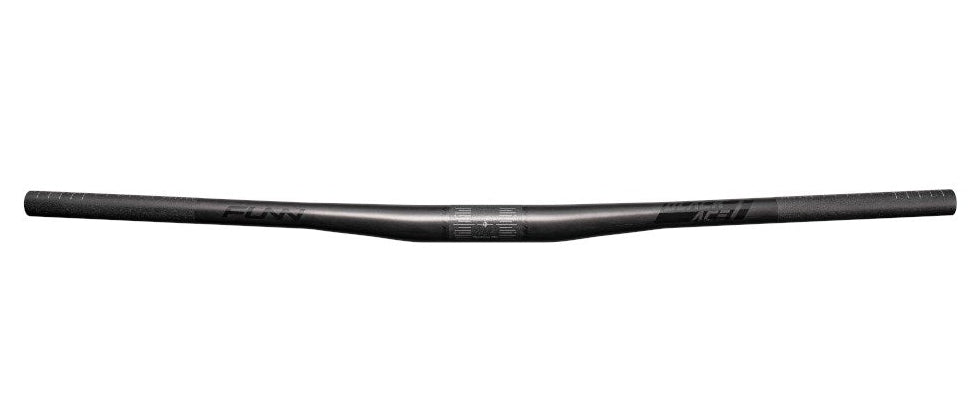 Funn Black Ace Gen 2 Carbon Handlebar 785mm 30mm Rise Black with Decal Kit