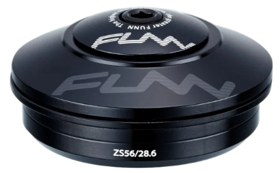 Funn Descend ZS 56/28.6 Semi-Integrated Upper Cup Set with Top Cap - Black