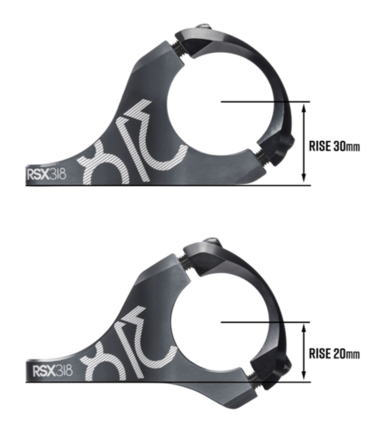 Funn RSX Stem 31.8mm Bar Adjustable 45mm/50mm Black