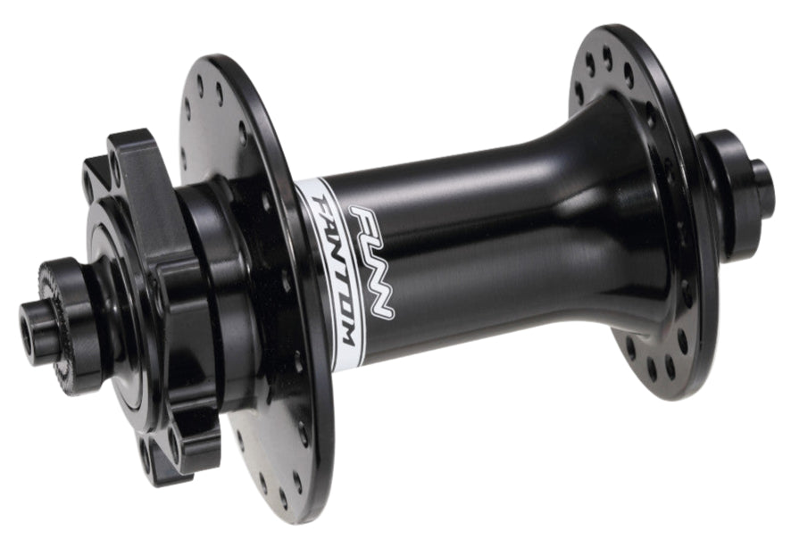 Funn Fantom Front Hub 15x110mm Boost Axle Disc Brake 6-Bolt Black