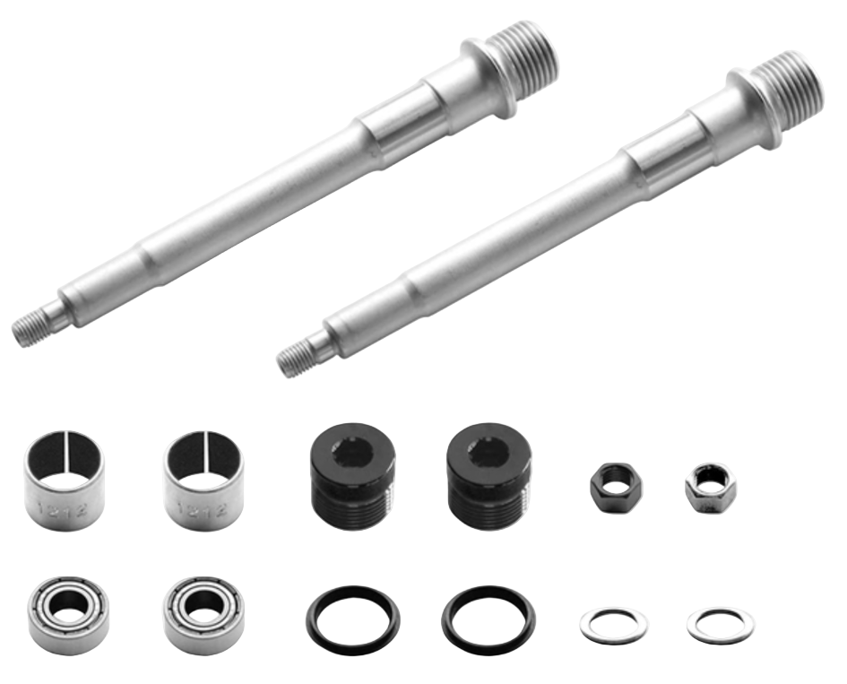 Funn Black Magic Axle Kit with Refreshment Parts (2 Axles)