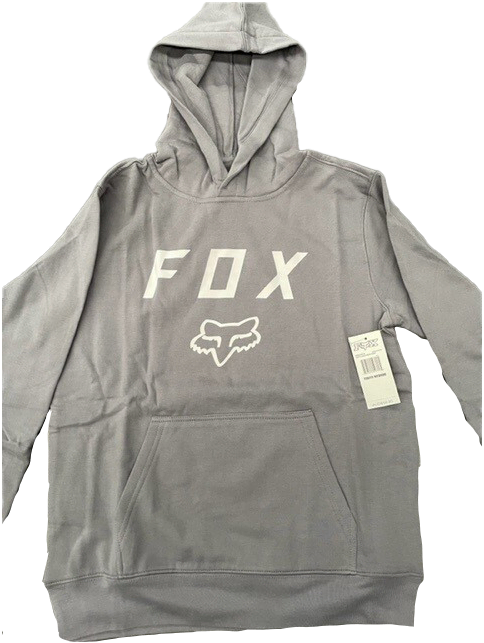 Fox YOUTH LEGACY MOTH PULLOVER  FLEECE - Heather Graphite