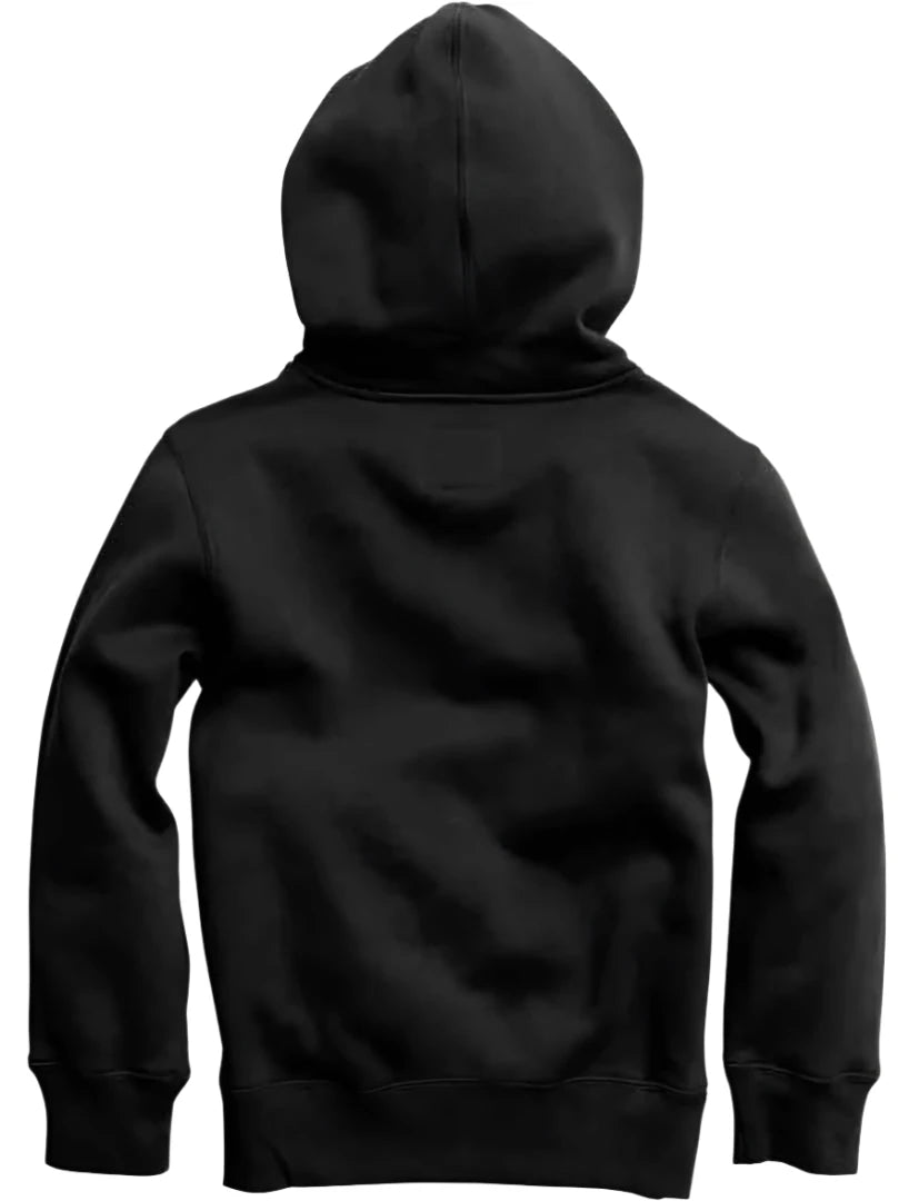 Fox YOUTH LEGACY PULLOVER FLEECE - Black BACK