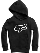 Fox YOUTH LEGACY PULLOVER FLEECE - Black FRONT