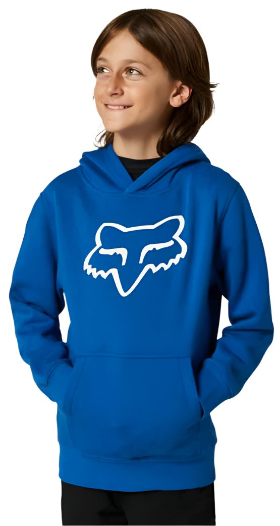 Fox YOUTH LEGACY PULLOVER FLEECE - Royal Blue FRONT