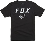 Fox YOUTH LEGACY MOTH TEE - Black