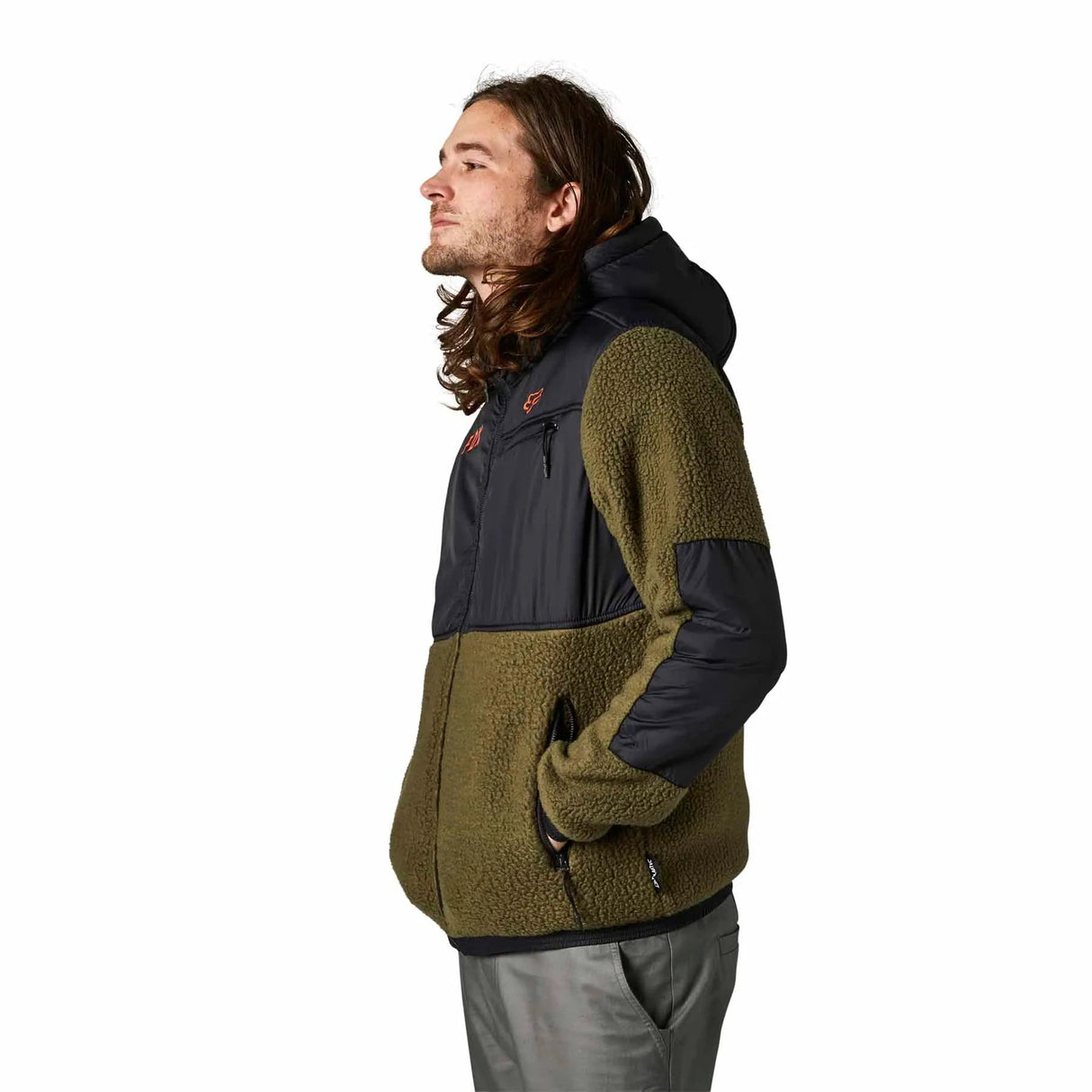 Fox DAYTON ZIP Fleece Fatigue Green