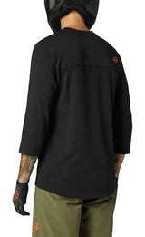 Fox RANGER DR 3/4 JERSEY - Black Left Back