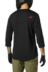 Fox RANGER DR 3/4 JERSEY - Black Left Back