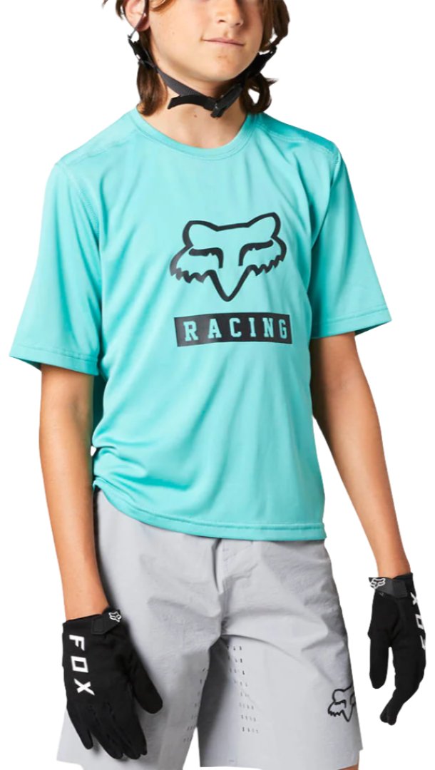 Fox YOUTH RANGER SS JERSEY - Teal FRONT