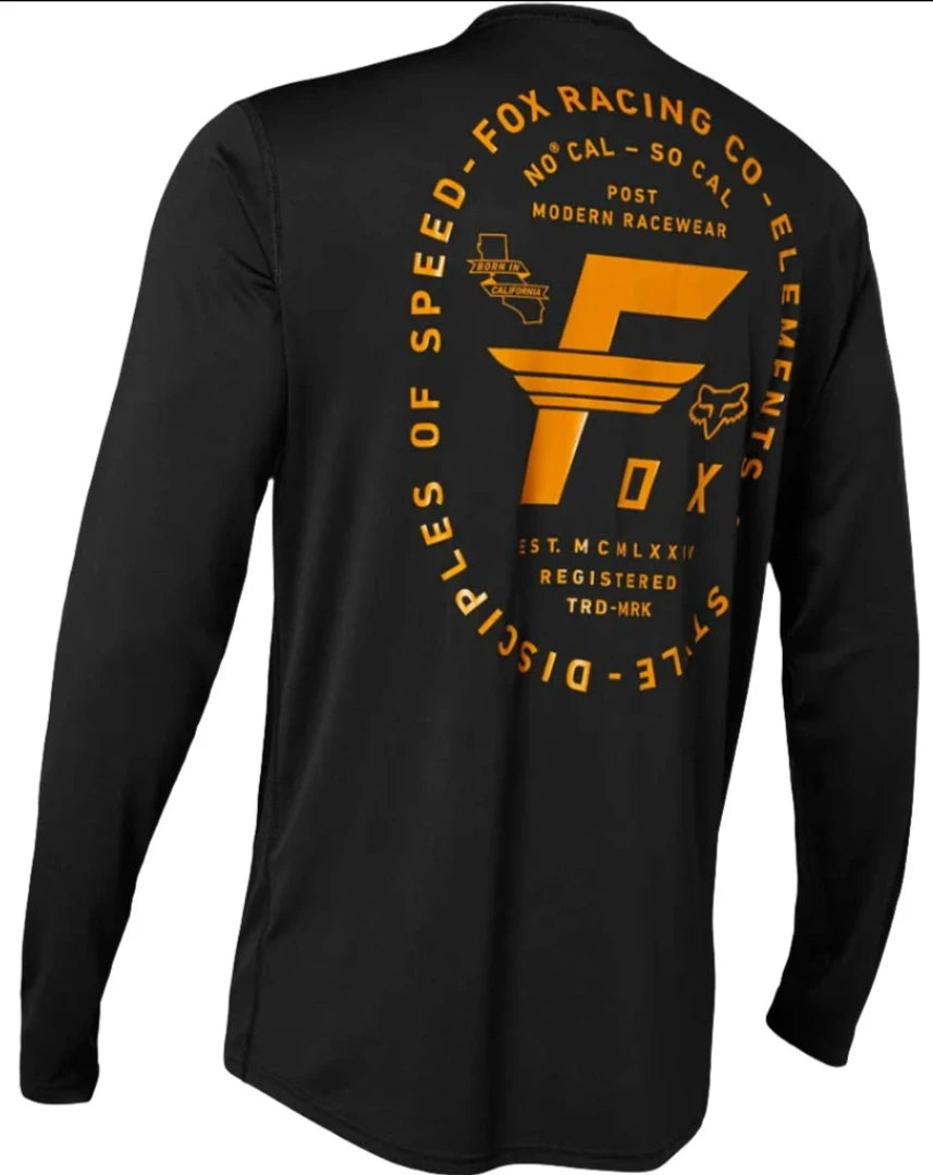 Fox RANGER LS JERSEY BIG F - Black Back