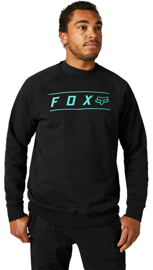 Fox PINNACLE CREW FLEECE - Black FRONT