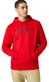 Fox PINNACLE PULLOVER FLEECE Flame Red FRONT FACING MODEL