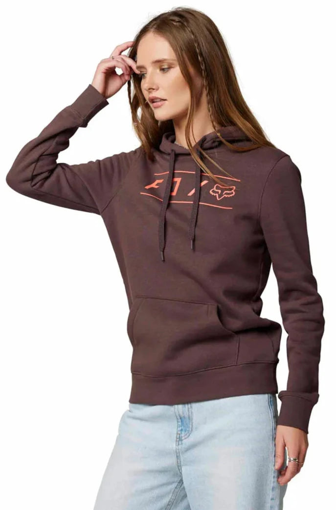 Fox WOMENS PINNACLE PULLOVER FLEECE - Purple SIDE FRONT