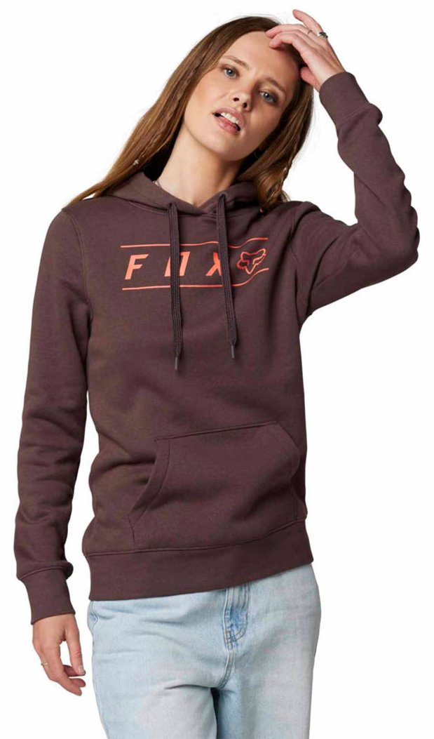 Fox WOMENS PINNACLE PULLOVER FLEECE - Purple FRONT
