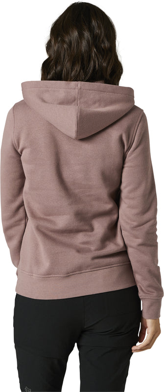 Fox WOMENS PINNACLE PULLOVER FLEECE - Plum Perfect BACK