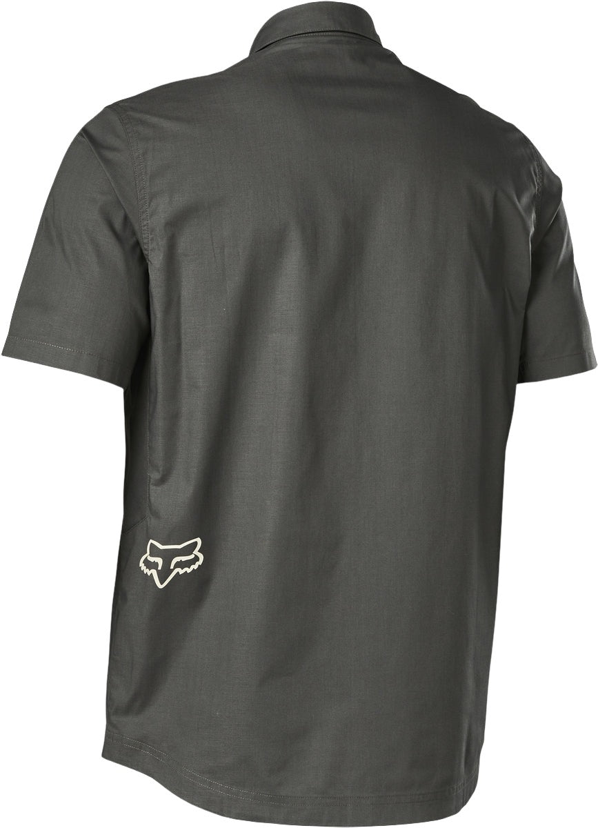 Fox RANGER SS WOVEN JERSEY - Dark Shadow Back