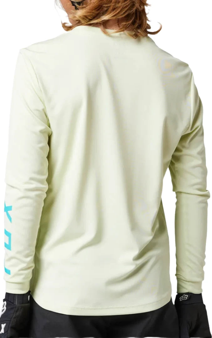 Fox YOUTH RANGER LS JERSEY - Sea Spray BACK FACING MODEL