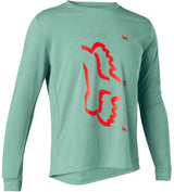 Fox YOUTH RANGER DR LS JERSEY - Eucalyptus FRONT