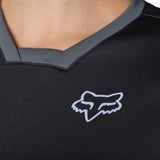 Fox WOMENS DEFEND PRO LS JERSEY - Black Front Print Focused