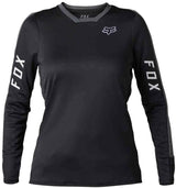 Fox WOMENS DEFEND PRO LS JERSEY - Black Front
